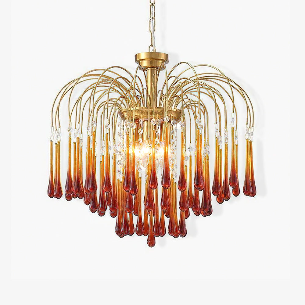 Maltose Chandelier - Elegant Lighting Fixture with Adjustable Height &