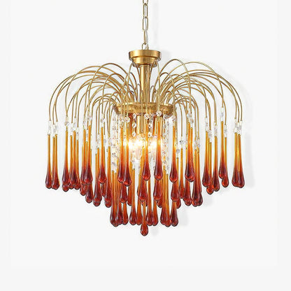Maltose Chandelier - Elegant Lighting Fixture with Adjustable Height &