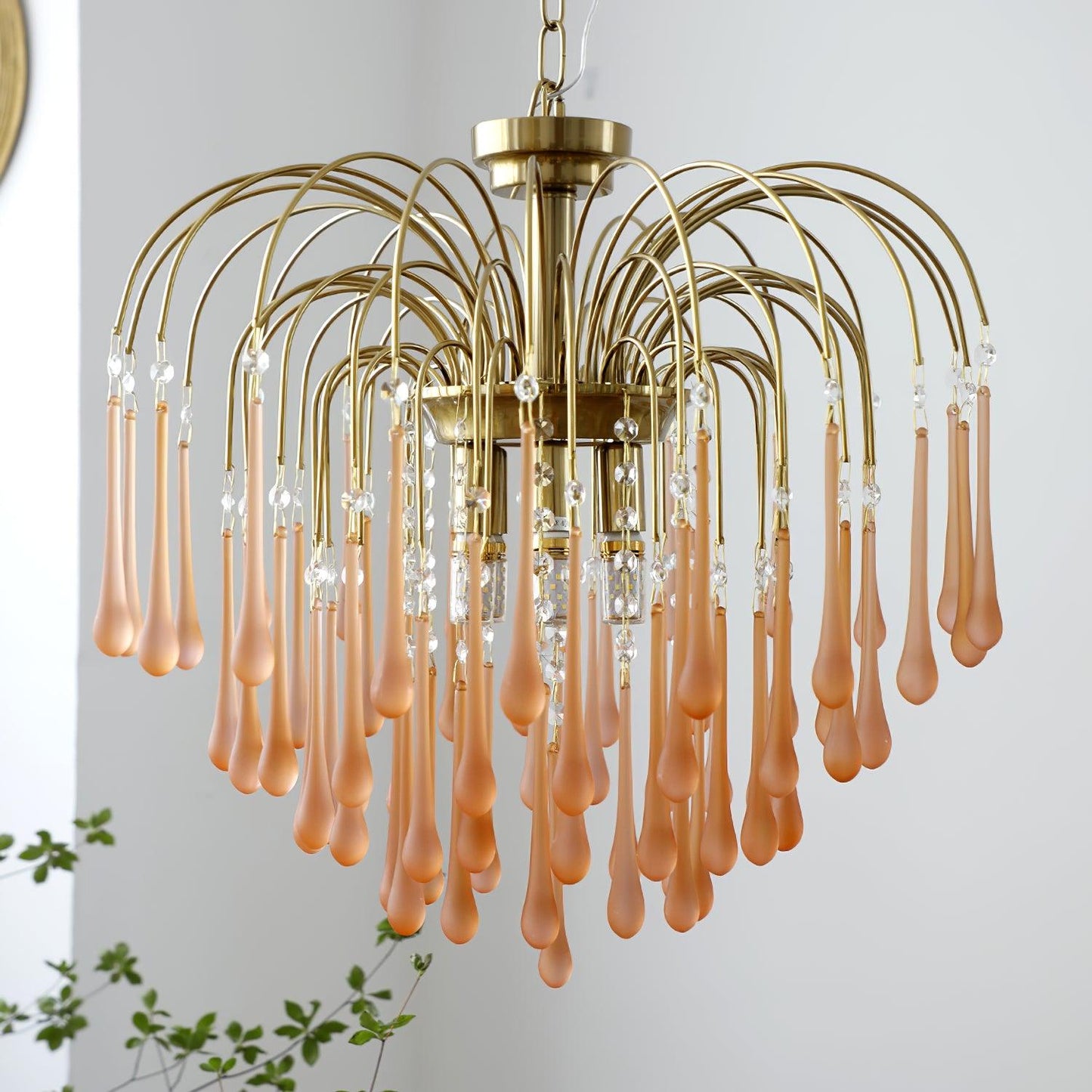 Maltose Chandelier - Elegant Lighting Fixture with Adjustable Height &