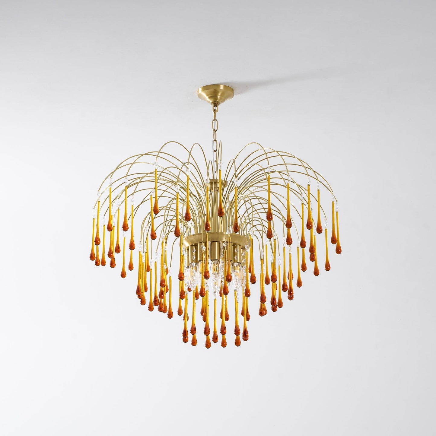 Maltose Chandelier - Elegant Lighting Fixture with Adjustable Height &