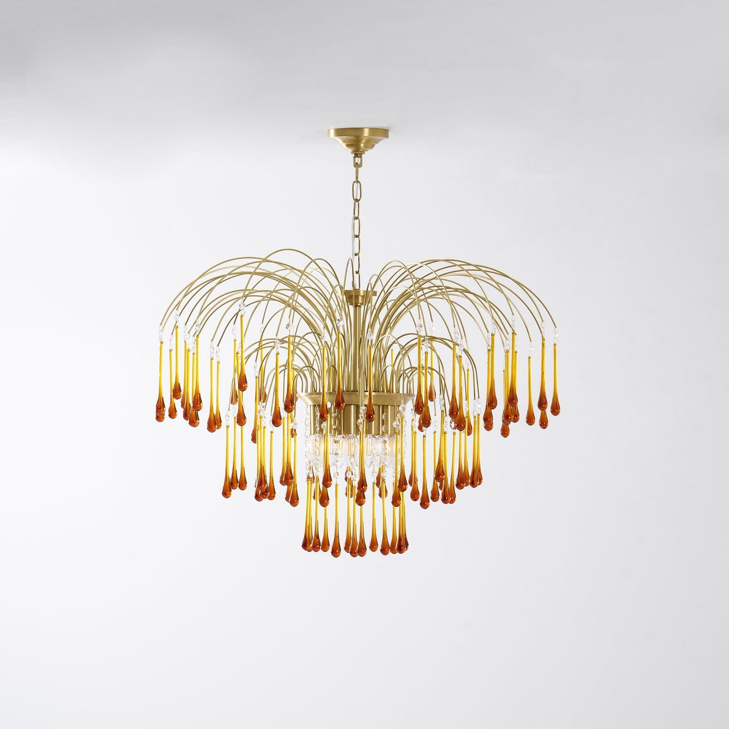 Maltose Chandelier - Elegant Lighting Fixture with Adjustable Height &
