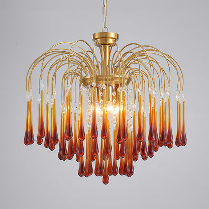 Maltose Chandelier - Elegant Lighting Fixture with Adjustable Height &