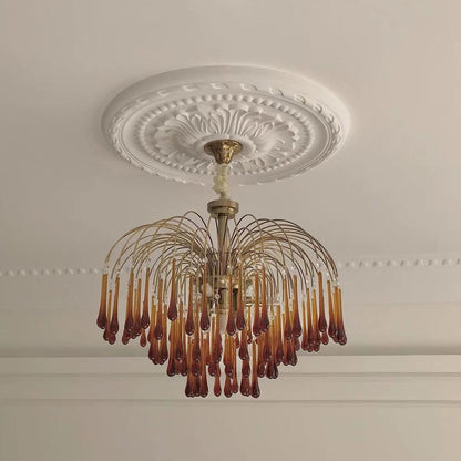 Maltose Chandelier - Elegant Lighting Fixture with Adjustable Height &