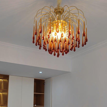 Maltose Chandelier - Elegant Lighting Fixture with Adjustable Height &