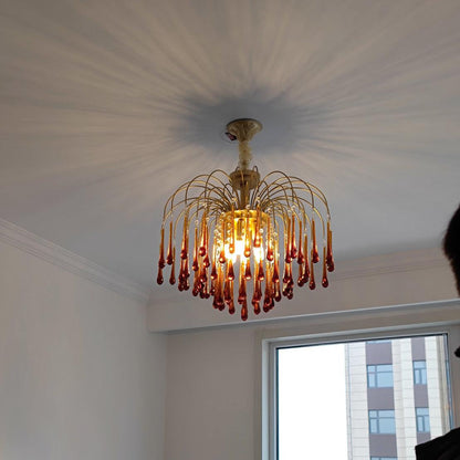 Maltose Chandelier - Elegant Lighting Fixture with Adjustable Height &