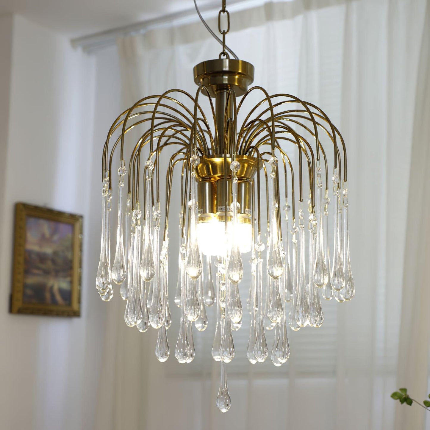 Maltose Chandelier - Elegant Lighting Fixture with Adjustable Height &