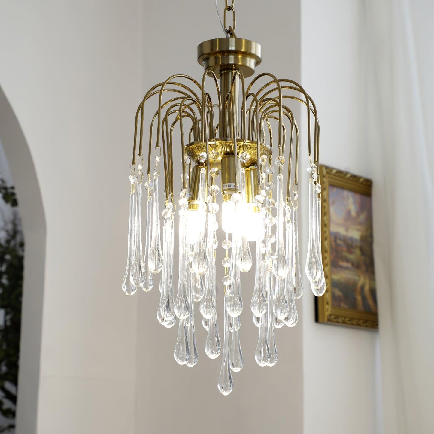 Maltose Chandelier - Elegant Lighting Fixture with Adjustable Height &
