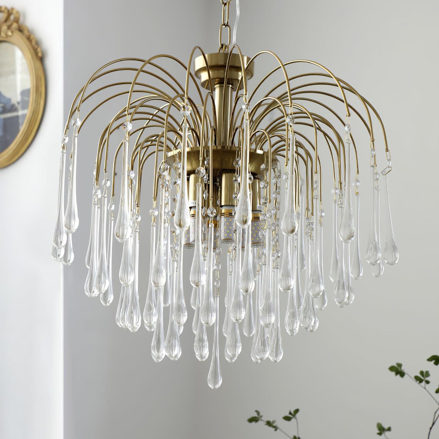 Maltose Chandelier - Elegant Lighting Fixture with Adjustable Height &