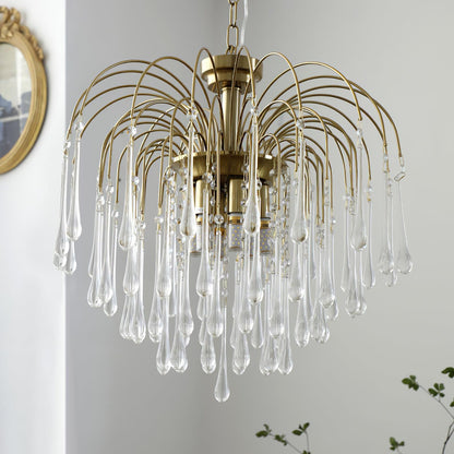 Maltose Chandelier - Elegant Lighting Fixture with Adjustable Height &