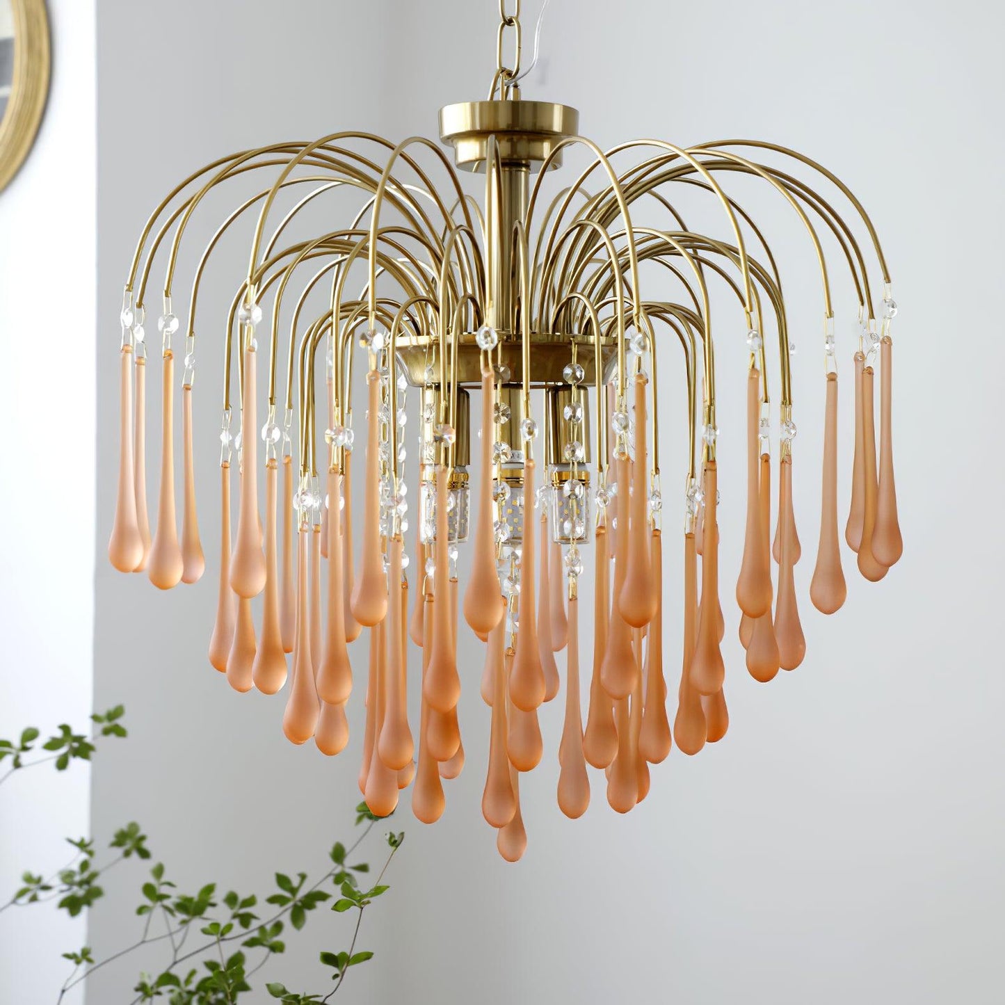 Maltose Chandelier - Elegant Lighting Fixture with Adjustable Height &