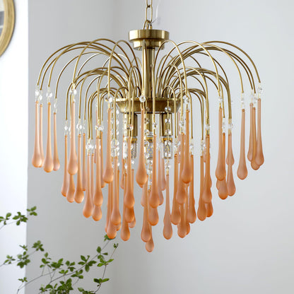 Maltose Chandelier - Elegant Lighting Fixture with Adjustable Height &