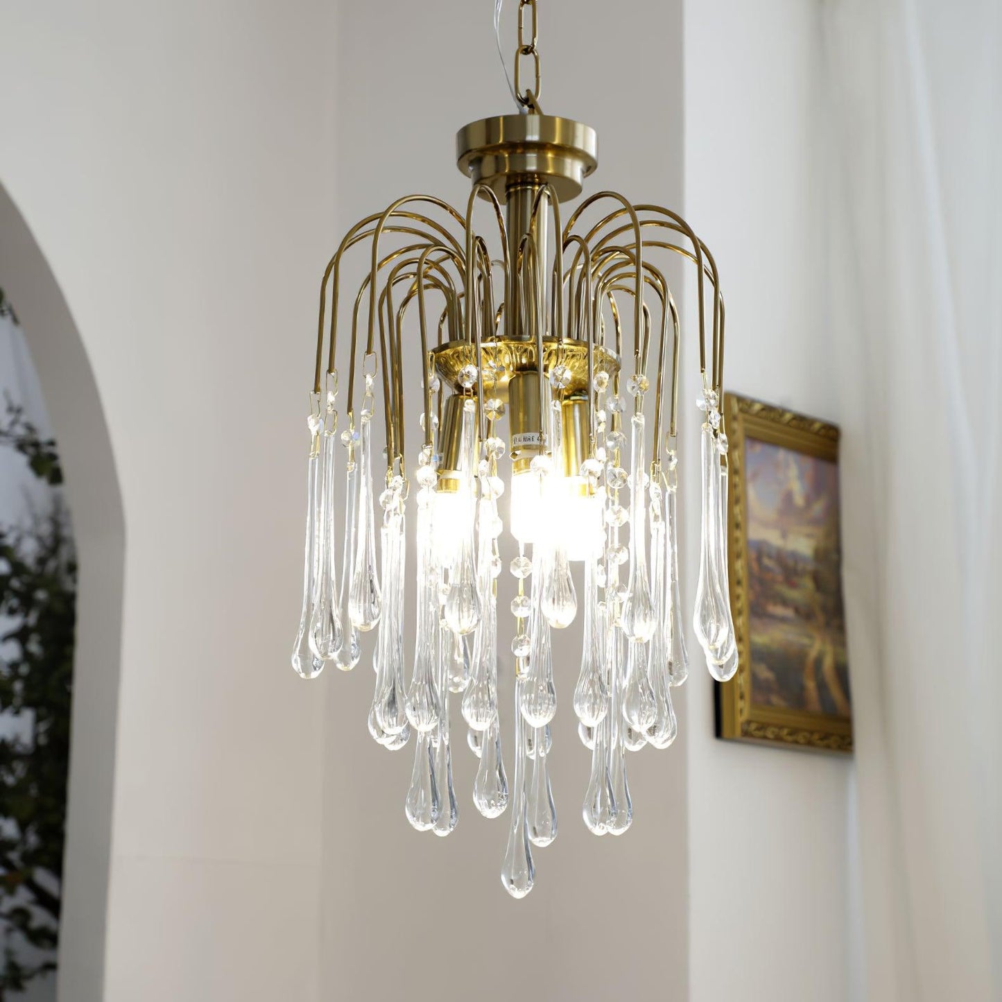 Maltose Chandelier - Elegant Lighting Fixture with Adjustable Height &