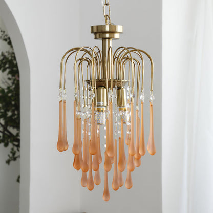 Maltose Chandelier - Elegant Lighting Fixture with Adjustable Height &