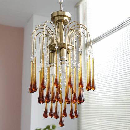 Maltose Chandelier - Elegant Lighting Fixture with Adjustable Height &