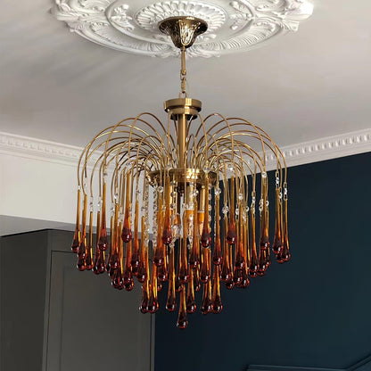 Maltose Chandelier - Elegant Lighting Fixture with Adjustable Height &