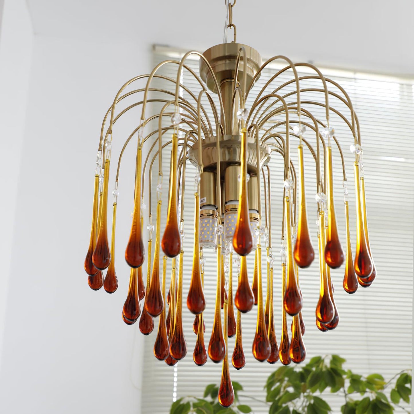 Maltose Chandelier - Elegant Lighting Fixture with Adjustable Height &