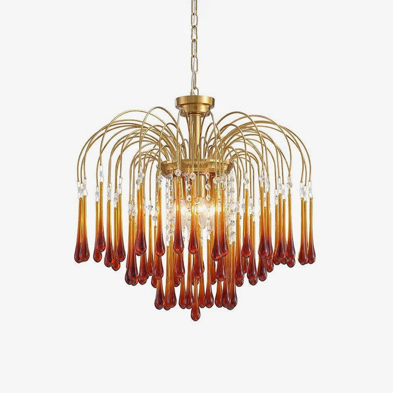 Maltose Chandelier - Elegant Lighting Fixture with Adjustable Height &