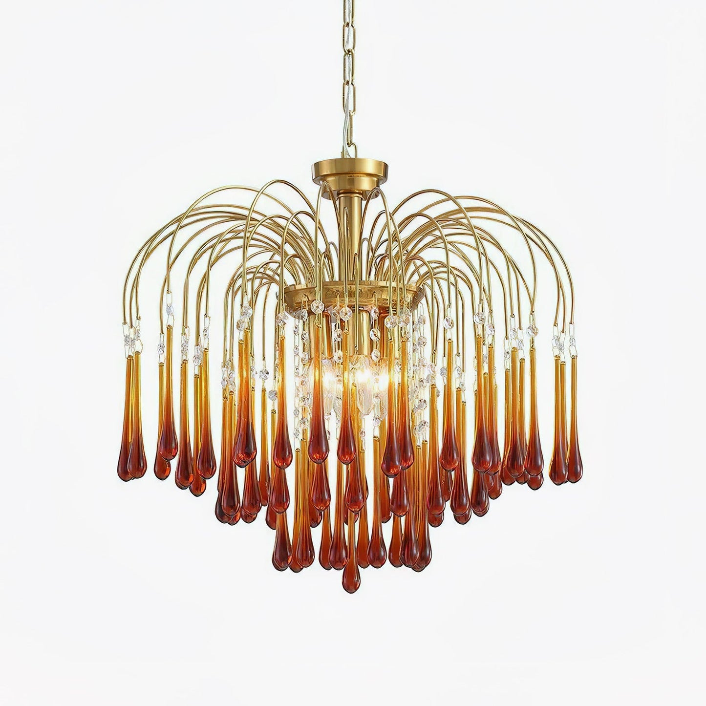Maltose Chandelier - Elegant Lighting Fixture with Adjustable Height &