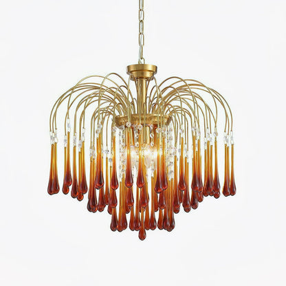 Maltose Chandelier - Elegant Lighting Fixture with Adjustable Height &