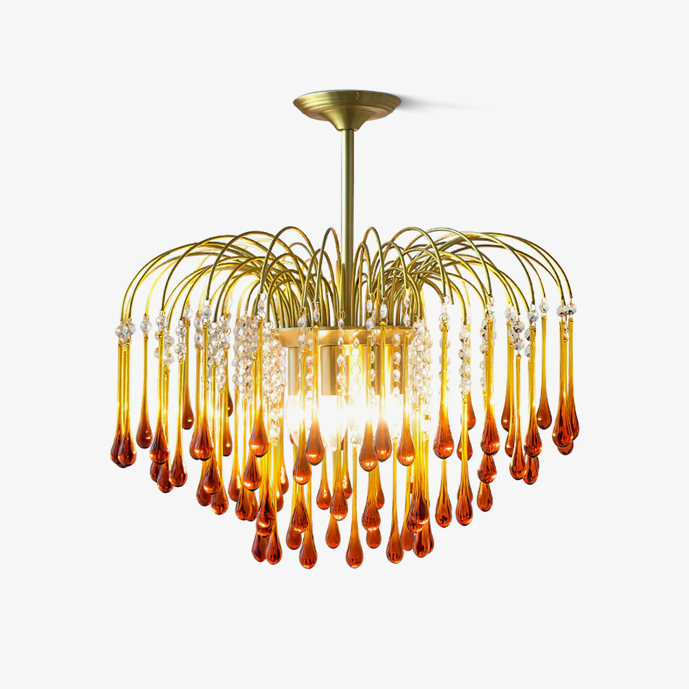 Maltose Chandelier - Elegant Lighting Fixture with Adjustable Height &