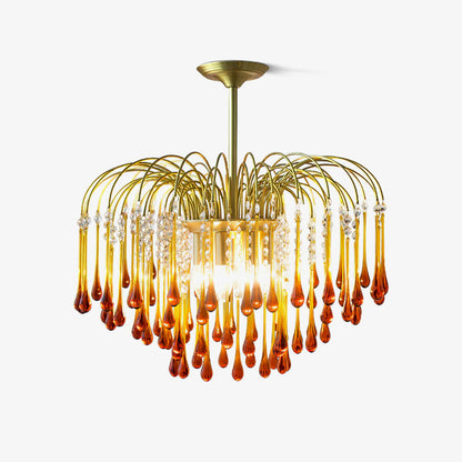 Maltose Chandelier - Elegant Lighting Fixture with Adjustable Height &