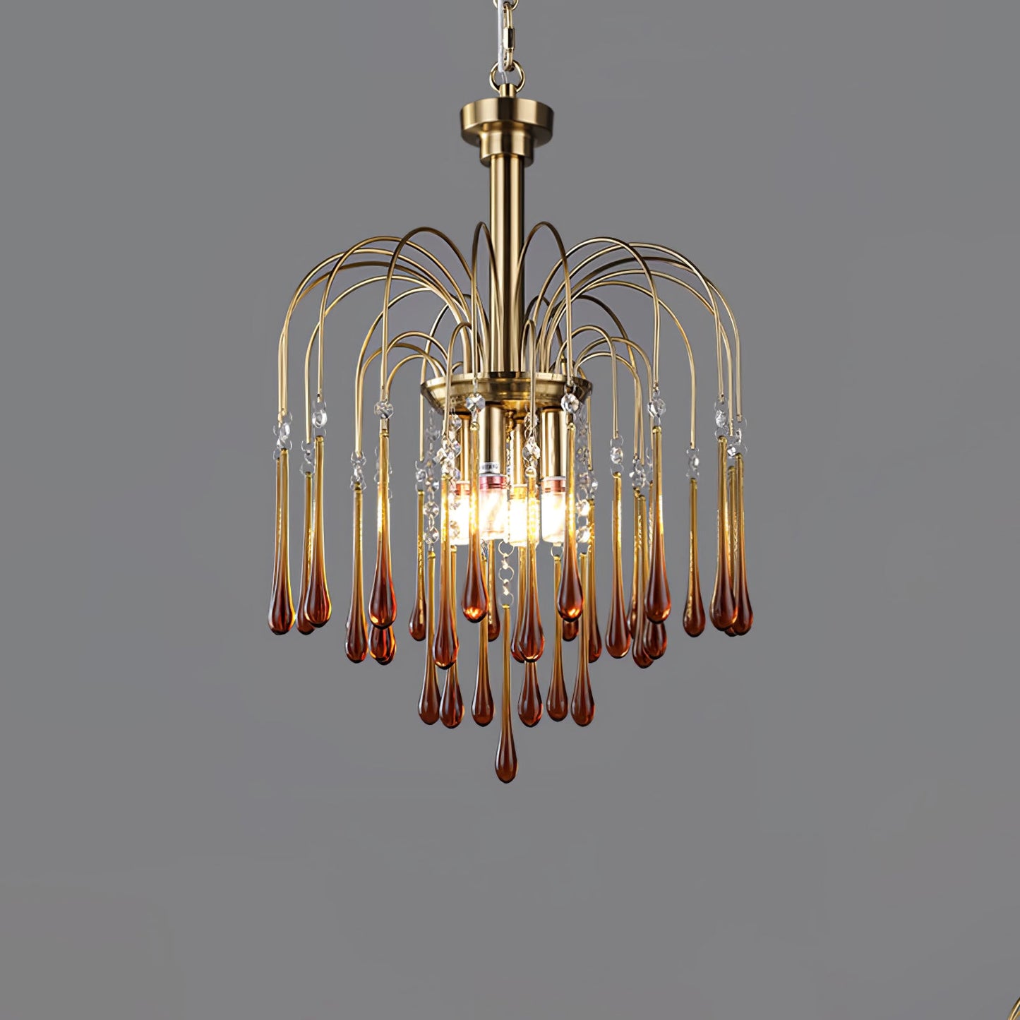 Maltose Chandelier - Elegant Lighting Fixture with Adjustable Height &