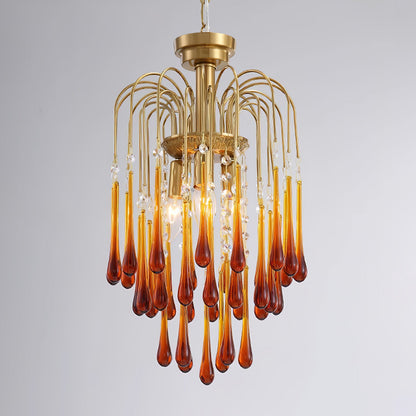Maltose Chandelier - Elegant Lighting Fixture with Adjustable Height &