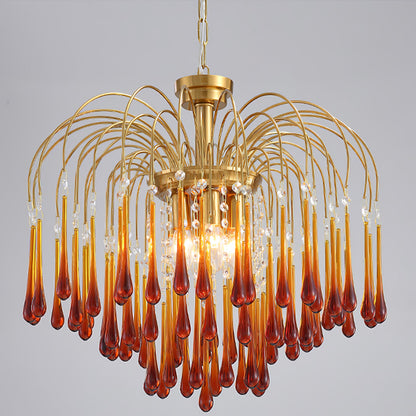 Maltose Chandelier - Elegant Lighting Fixture with Adjustable Height &