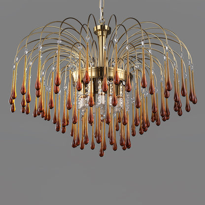 Maltose Chandelier - Elegant Lighting Fixture with Adjustable Height &