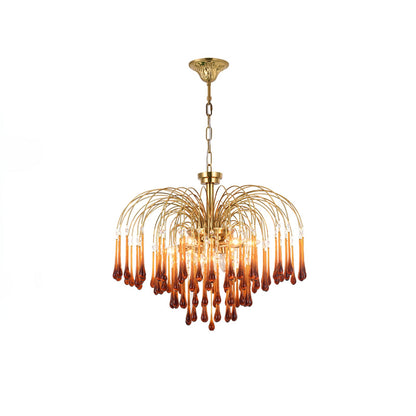 Maltose Chandelier - Elegant Lighting Fixture with Adjustable Height &