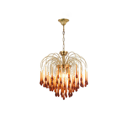 Maltose Chandelier - Elegant Lighting Fixture with Adjustable Height &