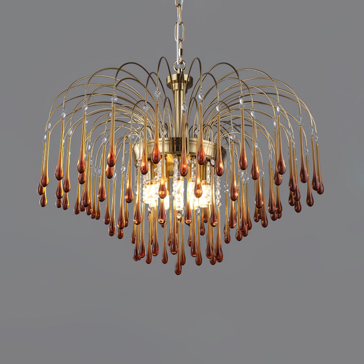 Maltose Chandelier - Elegant Lighting Fixture with Adjustable Height &