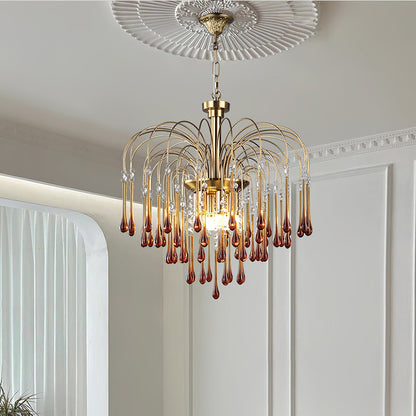 Maltose Chandelier - Elegant Lighting Fixture with Adjustable Height &