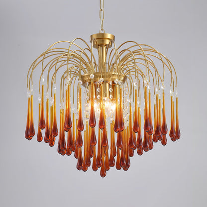 Maltose Chandelier - Elegant Lighting Fixture with Adjustable Height &