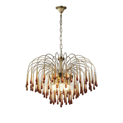 Maltose Chandelier - Elegant Lighting Fixture with Adjustable Height &