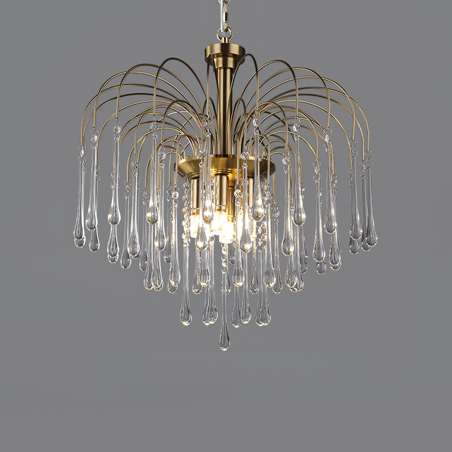 Maltose Chandelier - Elegant Lighting Fixture with Adjustable Height &