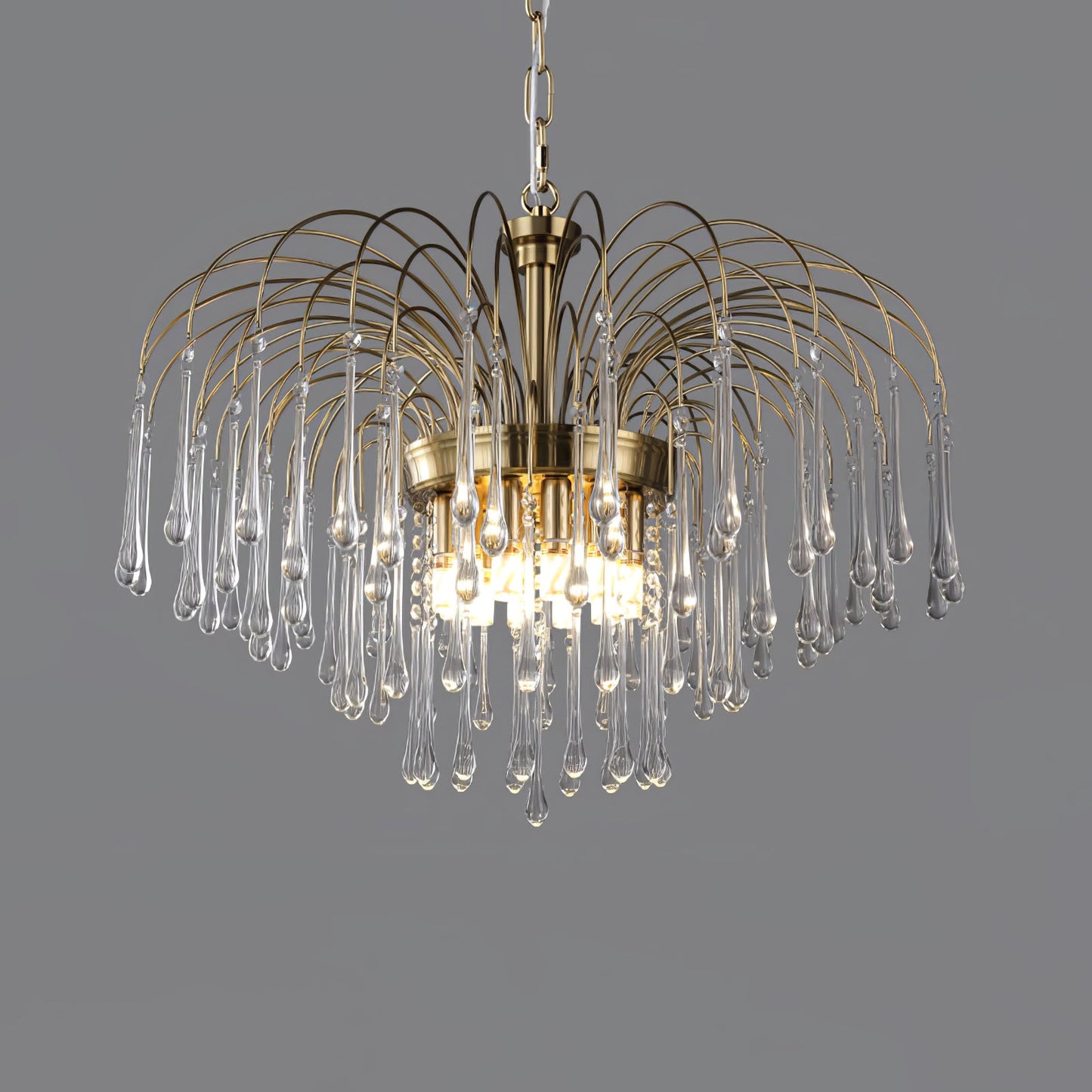 Maltose Chandelier - Elegant Lighting Fixture with Adjustable Height &