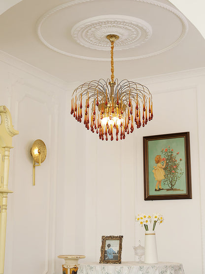 Maltose Chandelier - Elegant Lighting Fixture with Adjustable Height &