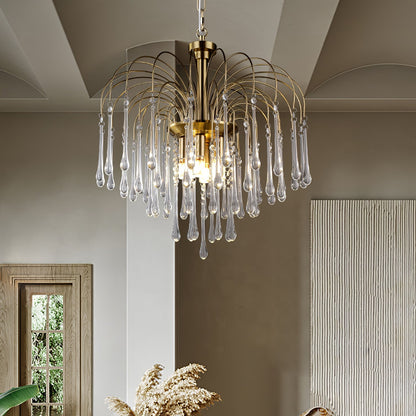 Maltose Chandelier - Elegant Lighting Fixture with Adjustable Height &