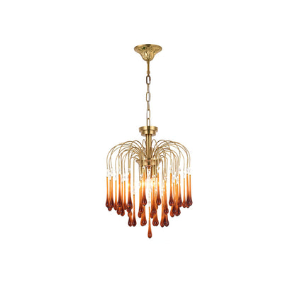 Maltose Chandelier - Elegant Lighting Fixture with Adjustable Height &
