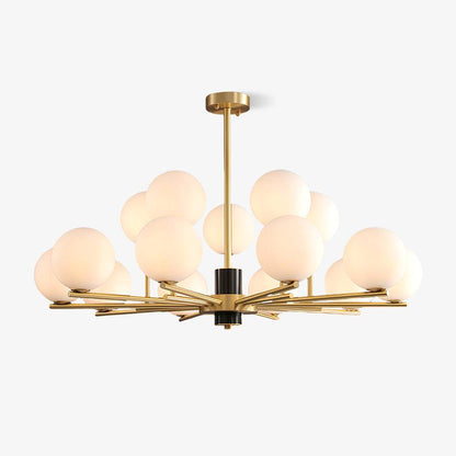 Marais Chandelier - Elegant Design with Adjustable Height & LED Compat