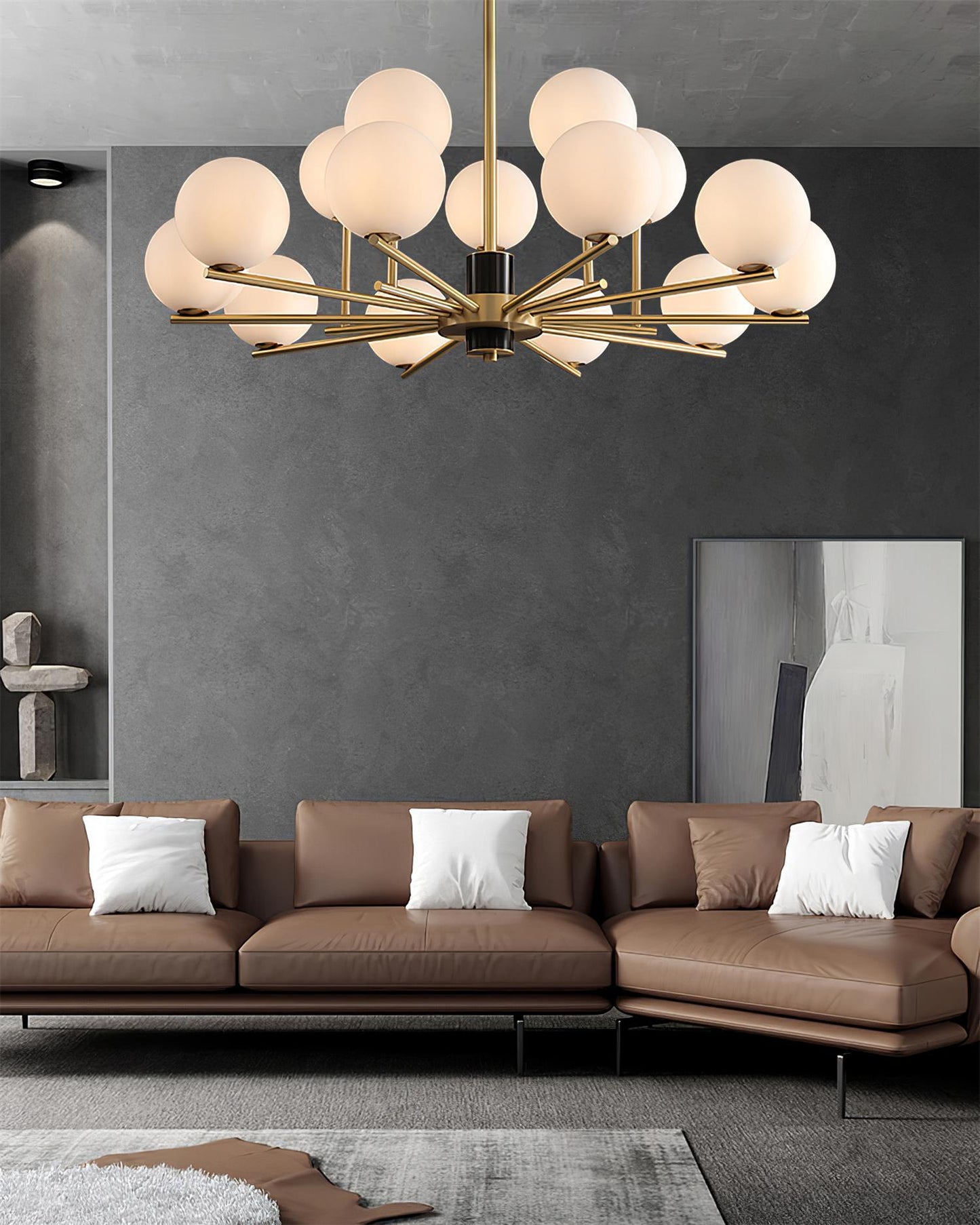 Marais Chandelier - Elegant Design with Adjustable Height & LED Compat