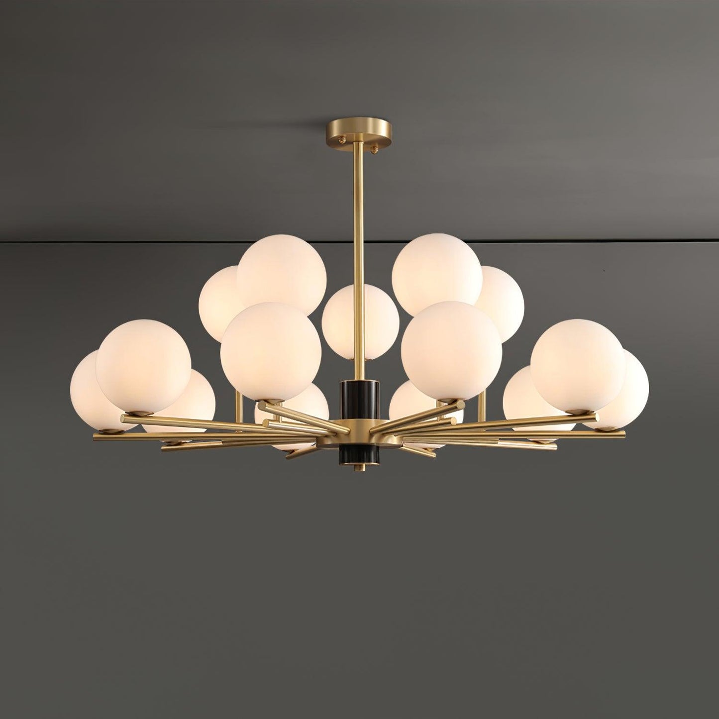 Marais Chandelier - Elegant Design with Adjustable Height & LED Compat