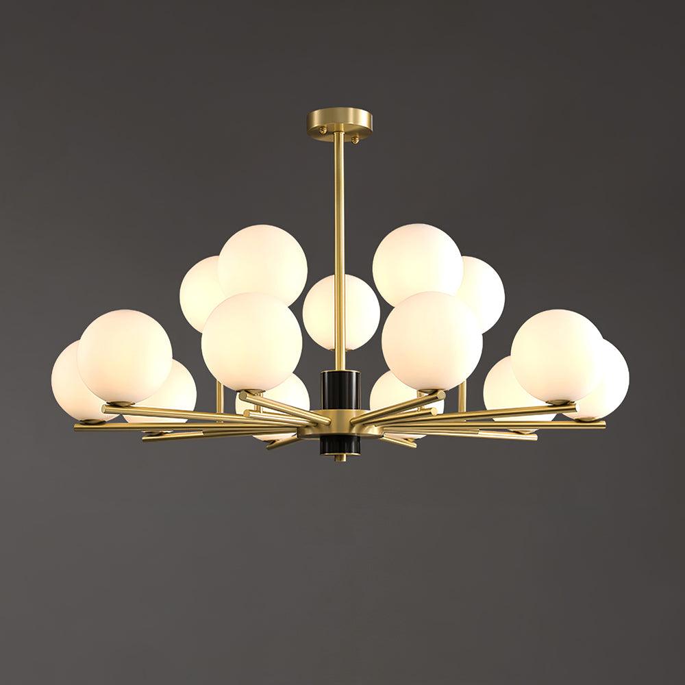 Marais Chandelier - Elegant Design with Adjustable Height & LED Compat