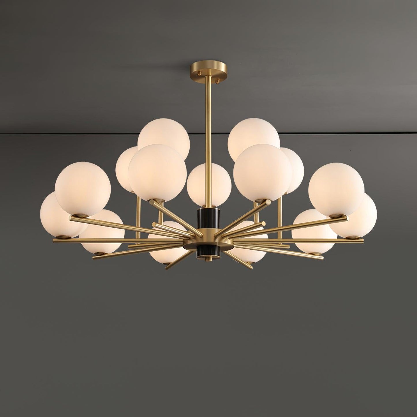 Marais Chandelier - Elegant Design with Adjustable Height & LED Compat