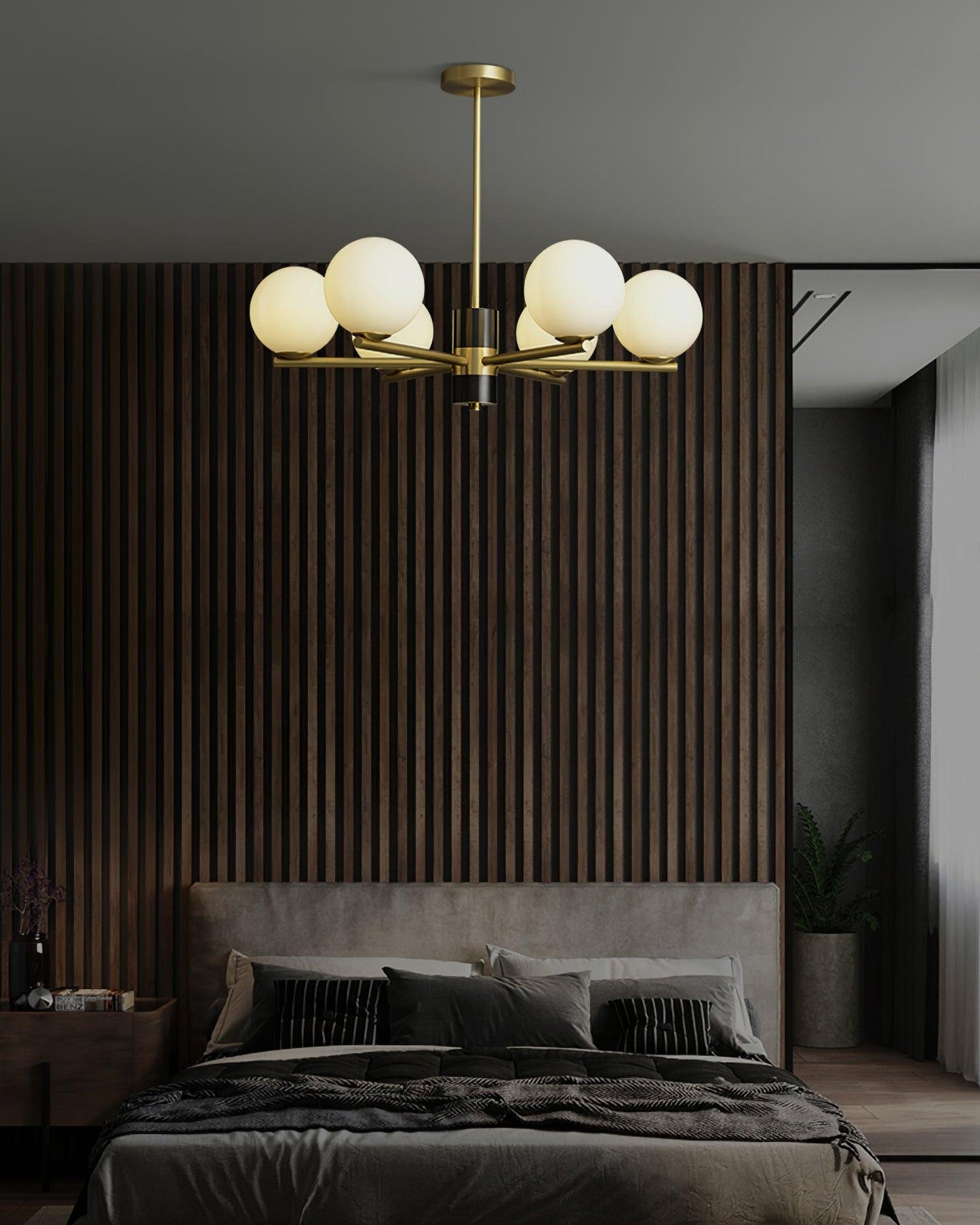 Marais Chandelier - Elegant Design with Adjustable Height & LED Compat