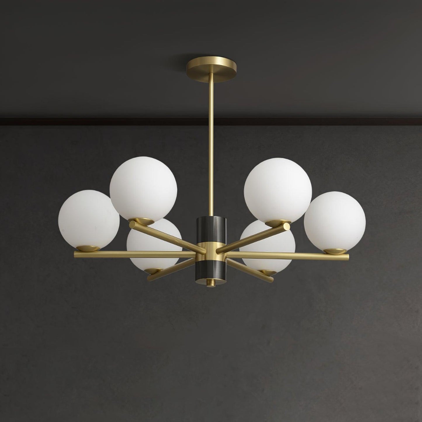 Marais Chandelier - Elegant Design with Adjustable Height & LED Compat