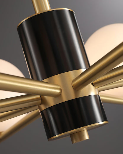Marais Chandelier - Elegant Design with Adjustable Height & LED Compat