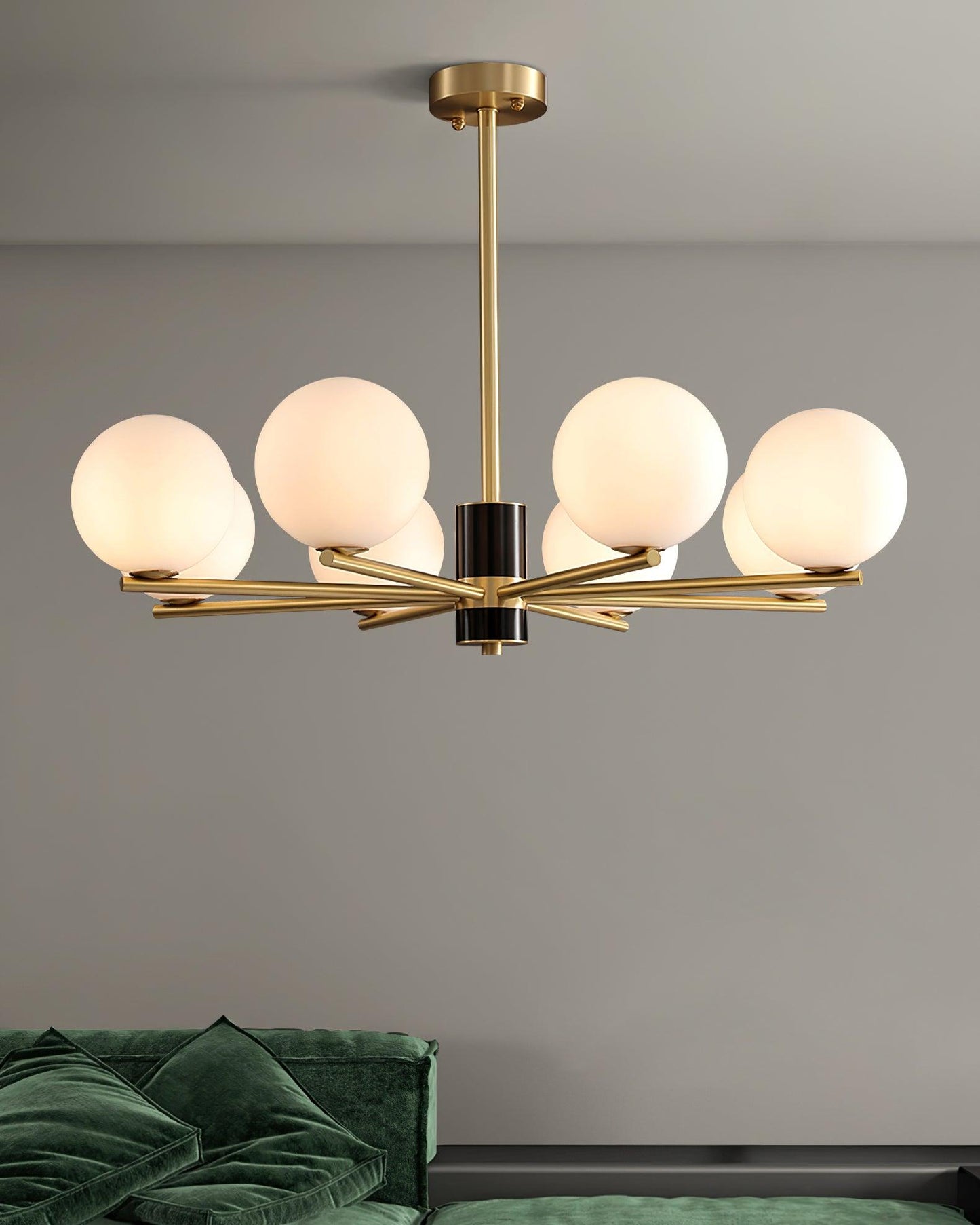 Marais Chandelier - Elegant Design with Adjustable Height & LED Compat