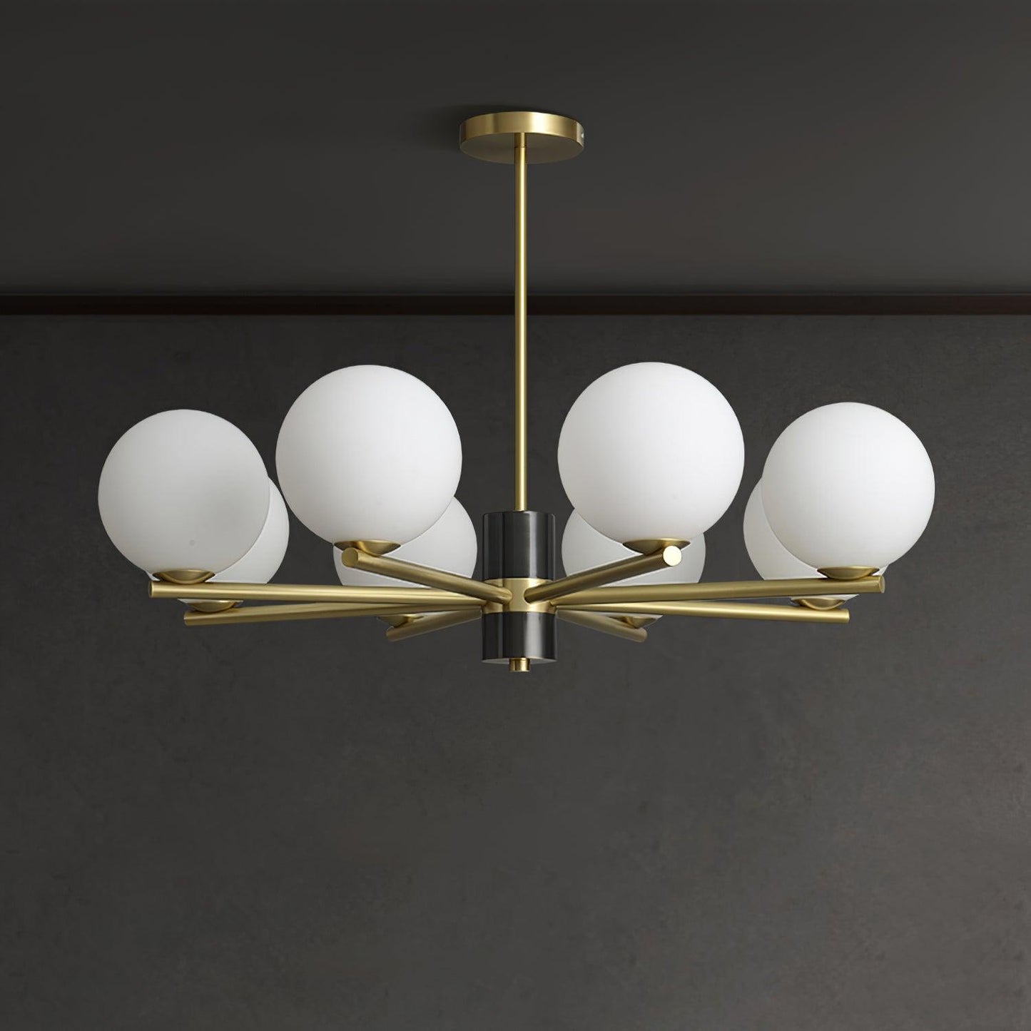 Marais Chandelier - Elegant Design with Adjustable Height & LED Compat